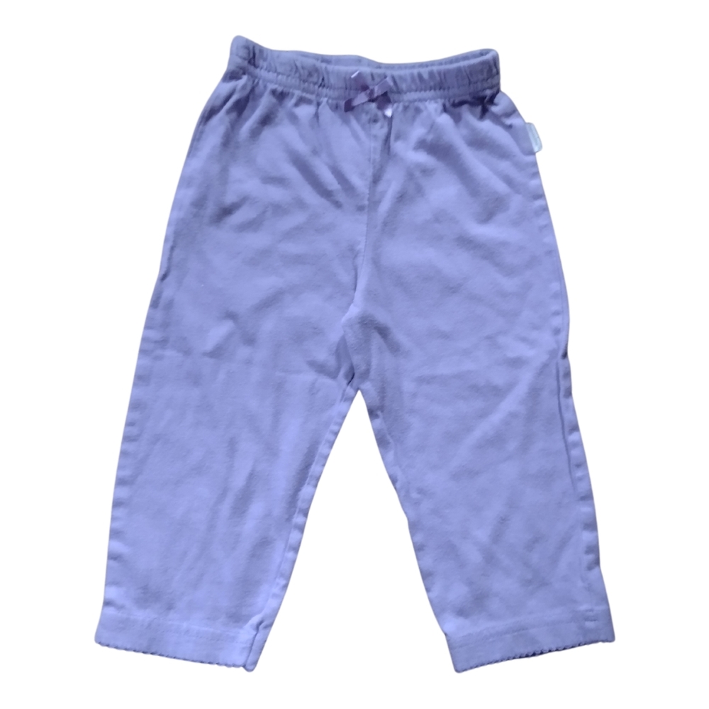 ⭐M4) Onesies Brand Baby Pants 12M Purple Cotton Elastic Waist Comfy Everyday